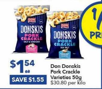 Ritchies Don donskis pork crackle offer