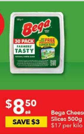 Ritchies Bega cheese slices offer