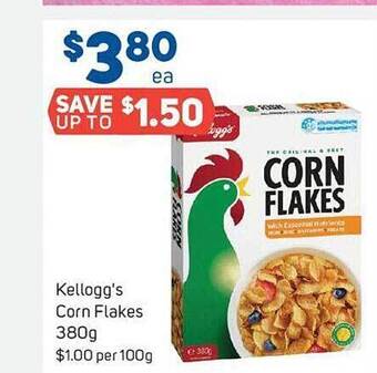 Foodland Kellogg's corn flakes offer