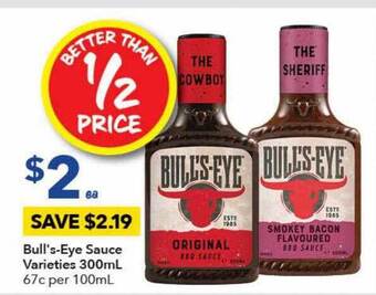 Ritchies Bull's-eye sauce offer