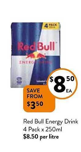 Foodworks Red bull energy drink offer