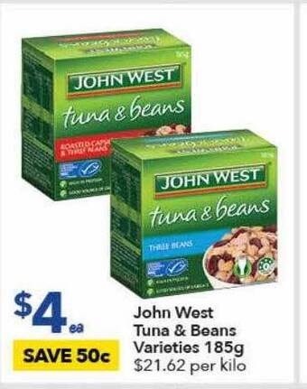 Ritchies John west tuna & beans offer