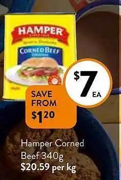Foodworks Hamper corned beef offer