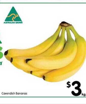 Spar Cavendish bananas offer