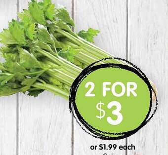 Spudshed Celery offer