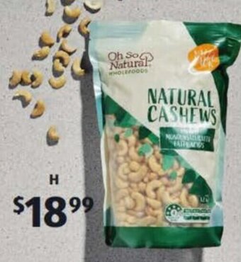 Natural Cashews 1.2kg