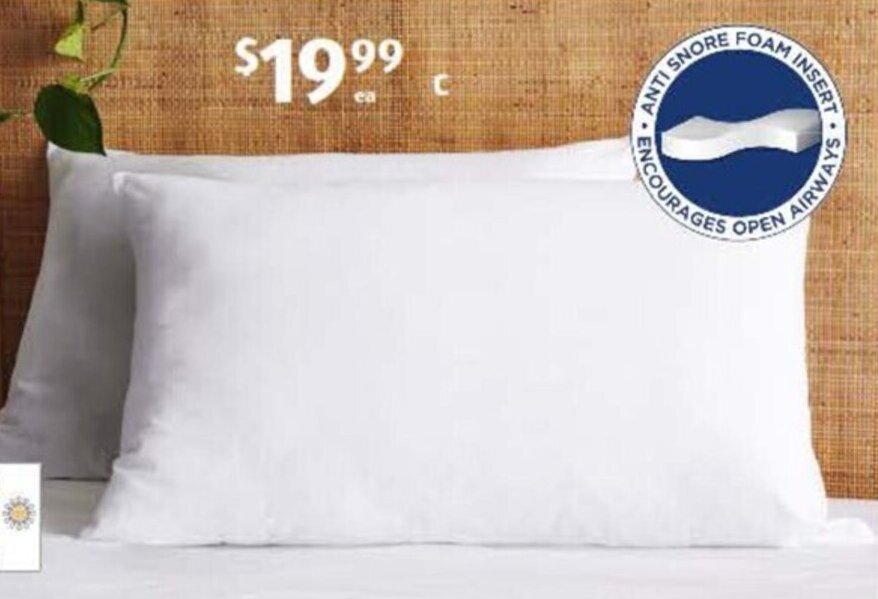 AntiSnore Pillow offer at ALDI