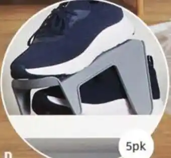 ALDI Shoe Organiser 5pk offer