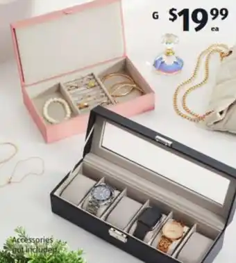 ALDI Jewellery, Watch, Glasses or Cufflink Cases offer
