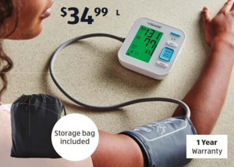 Blood Pressure Monitor offer at ALDI
