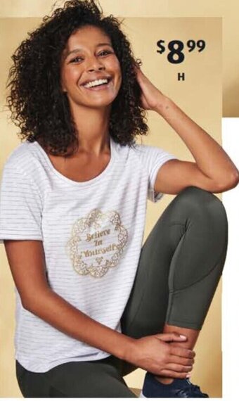 ALDI Women's Fitness Tee offer