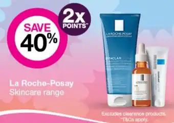 Priceline La Roche-Posay Skincare Range offer