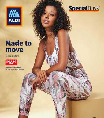 ALDI Women's fitness tights offer