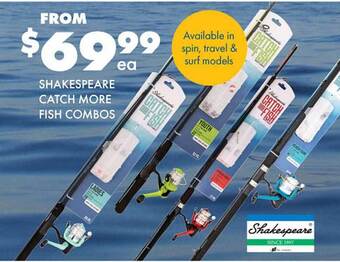 BCF Shakespeare catch more fish combos offer