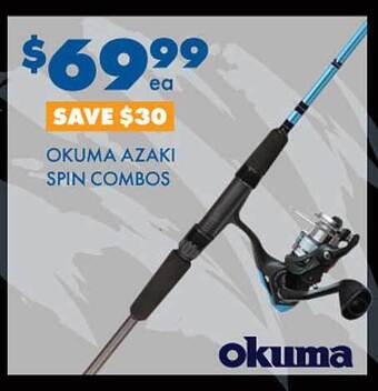 BCF Okuma azaki spin combos offer
