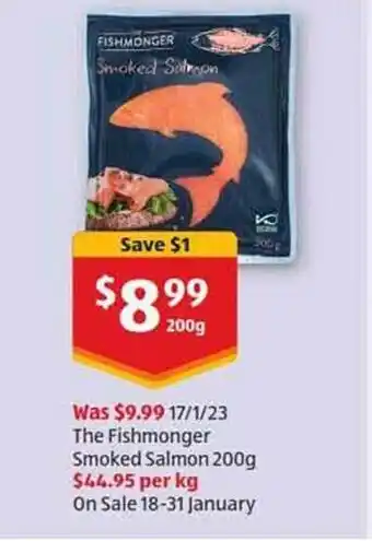ALDI The fishmonger smoked salmon offer