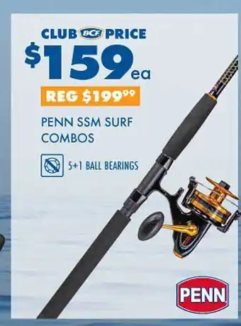 BCF Penn ssm surf combos offer