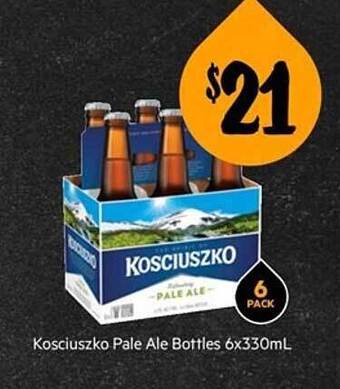 First Choice Liquor Kosciuszko pale ale bottles offer
