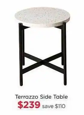Early Settler Terrazzo side table offer