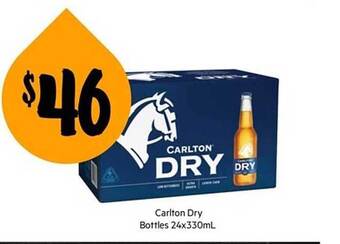 First Choice Liquor Carlton dry bottles offer