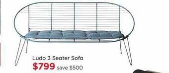 Early Settler Ludo 3 seater sofa offer