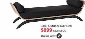 Early Settler Sorel outdoor day bed offer