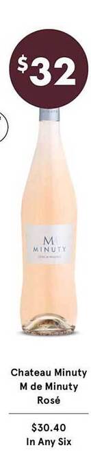 Vintage Cellars Chateau minuty m de minuty rosé offer