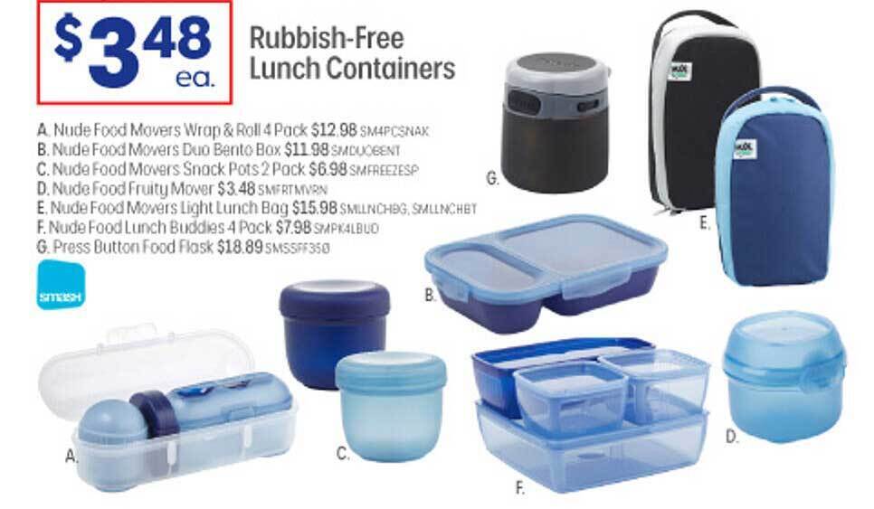 Rubbishfree lunch containers offer at Officeworks