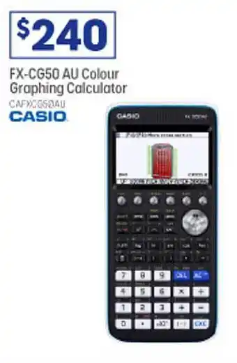 Officeworks Fx-cg50 au colour graphing calculator casio offer