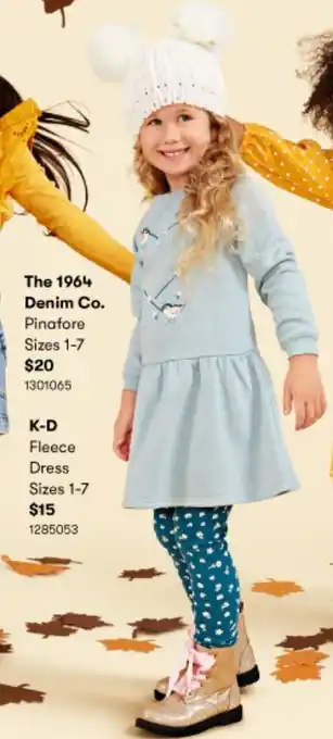 BIG W K-D Fleece Drees Size 1-7 offer
