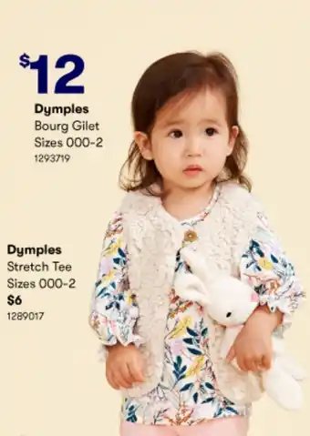BIG W Dymples Bourg Gilet Size 000-2 offer