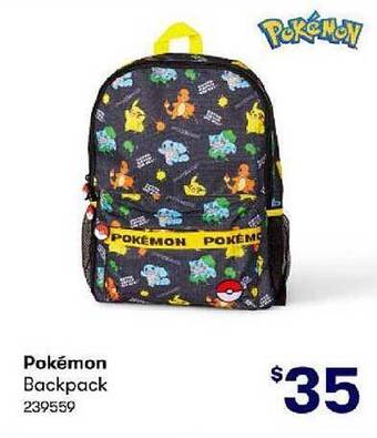 BIG W Pokémon backpack offer