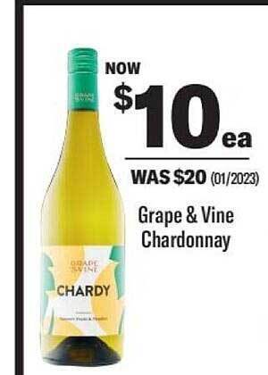 Liquorland Grape & vine chardonnay offer