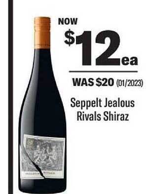 Liquorland Seppelt jealous rivals shiraz offer