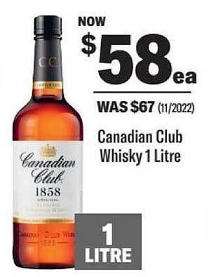 Liquorland Canadian club whisky offer