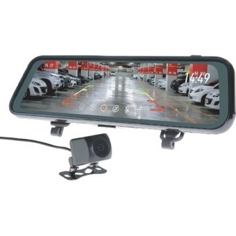 Autobarn Gator 9” clip on rearview mirror with reverse & live stream camera included offer