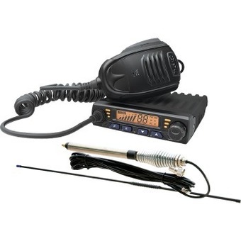 Autobarn Crystal 5w 80ch super compact in car uhf cb radio + 6 dbi antenna offer
