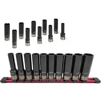 Autobarn Chicane 10 piece 1/2” dr. metric deep impact socket set offer