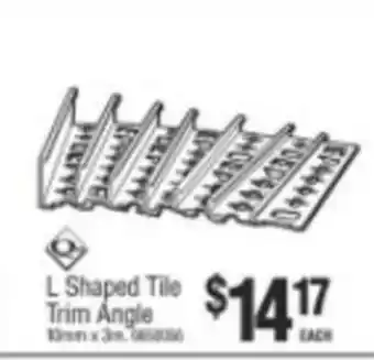 L Shaped Tile Trim Tile Angle
