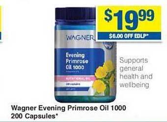 My Chemist Wagner evening primrose oil 1000 offer