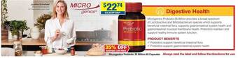 My Chemist Microgenics probiotic 35 billion 60 capsules offer