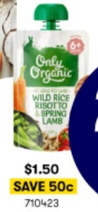 Only Organic Baby Food or Snacks