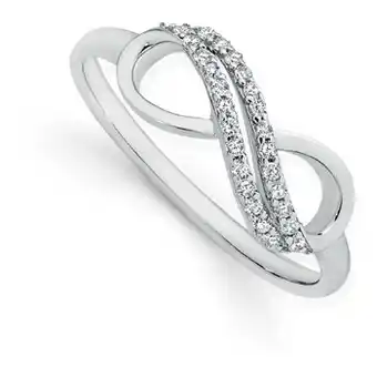 Prouds Sterling silver infinity ring offer