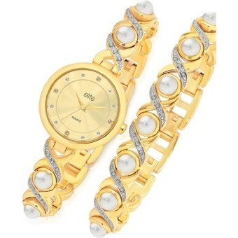 Prouds Elite ladies watch & bracelet set offer