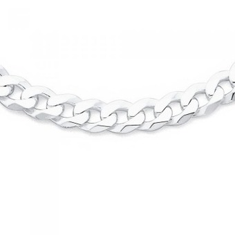 Prouds Sterling silver gents 55cm curb chain offer