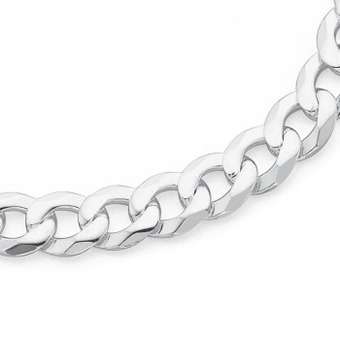 Prouds Sterling silver gents 55cm curb chain offer