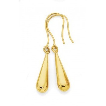 Angus & Coote 9ct gold bomber drop earrings offer