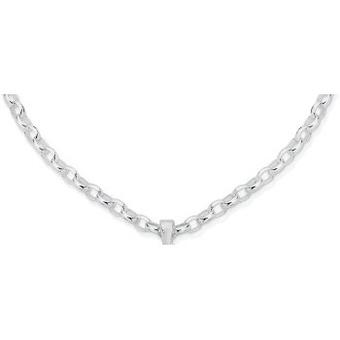 Angus & Coote Sterling silver 45cm oval belcher chain offer