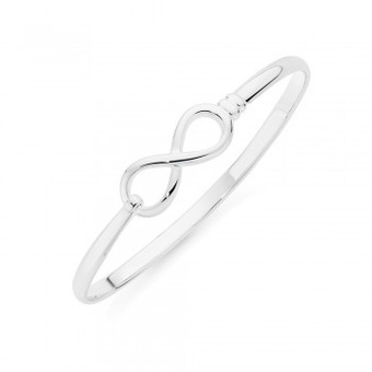 Angus & Coote Sterling silver infinity bangle offer