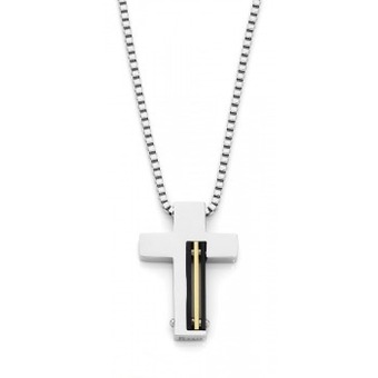 Angus & Coote M+y stainless steel gents cross offer